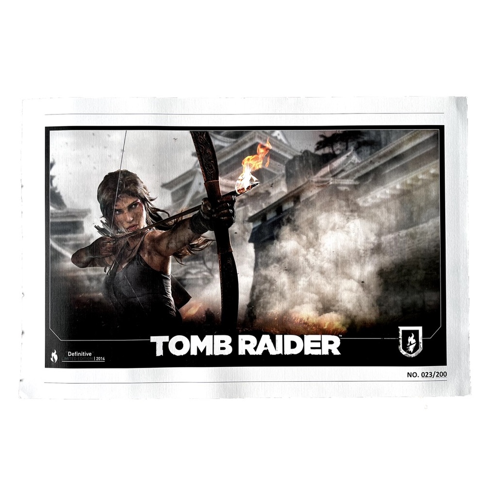 Tomb Raider Definitive Limited Edition 2014 Poster NO. 023/200